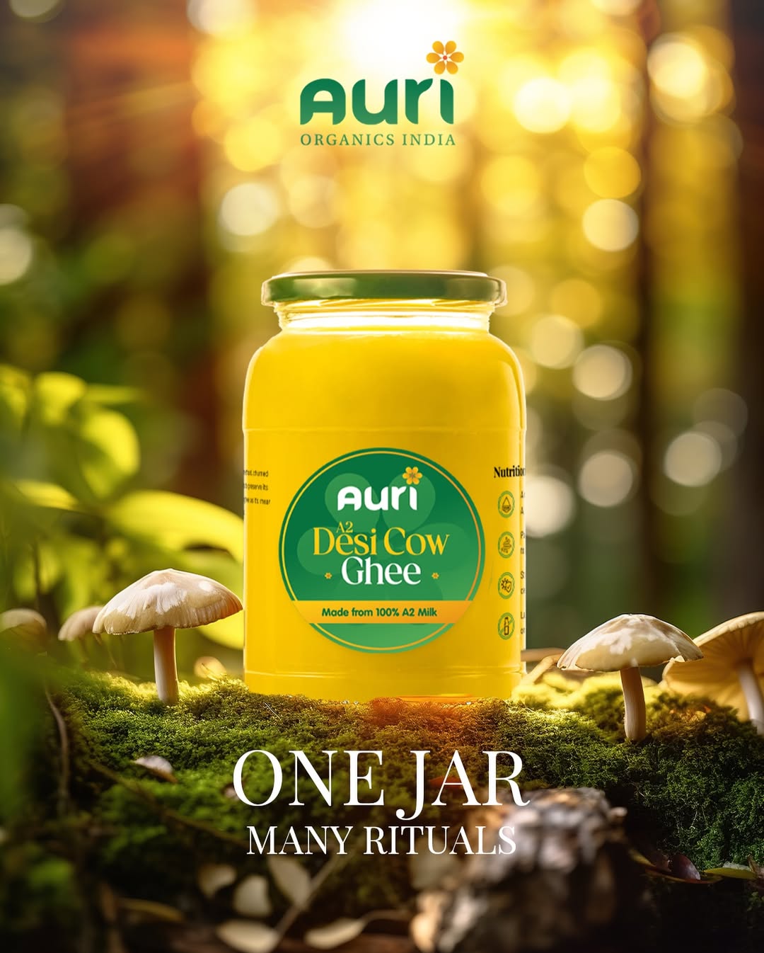 A2 Cow Desi Ghee 500ml