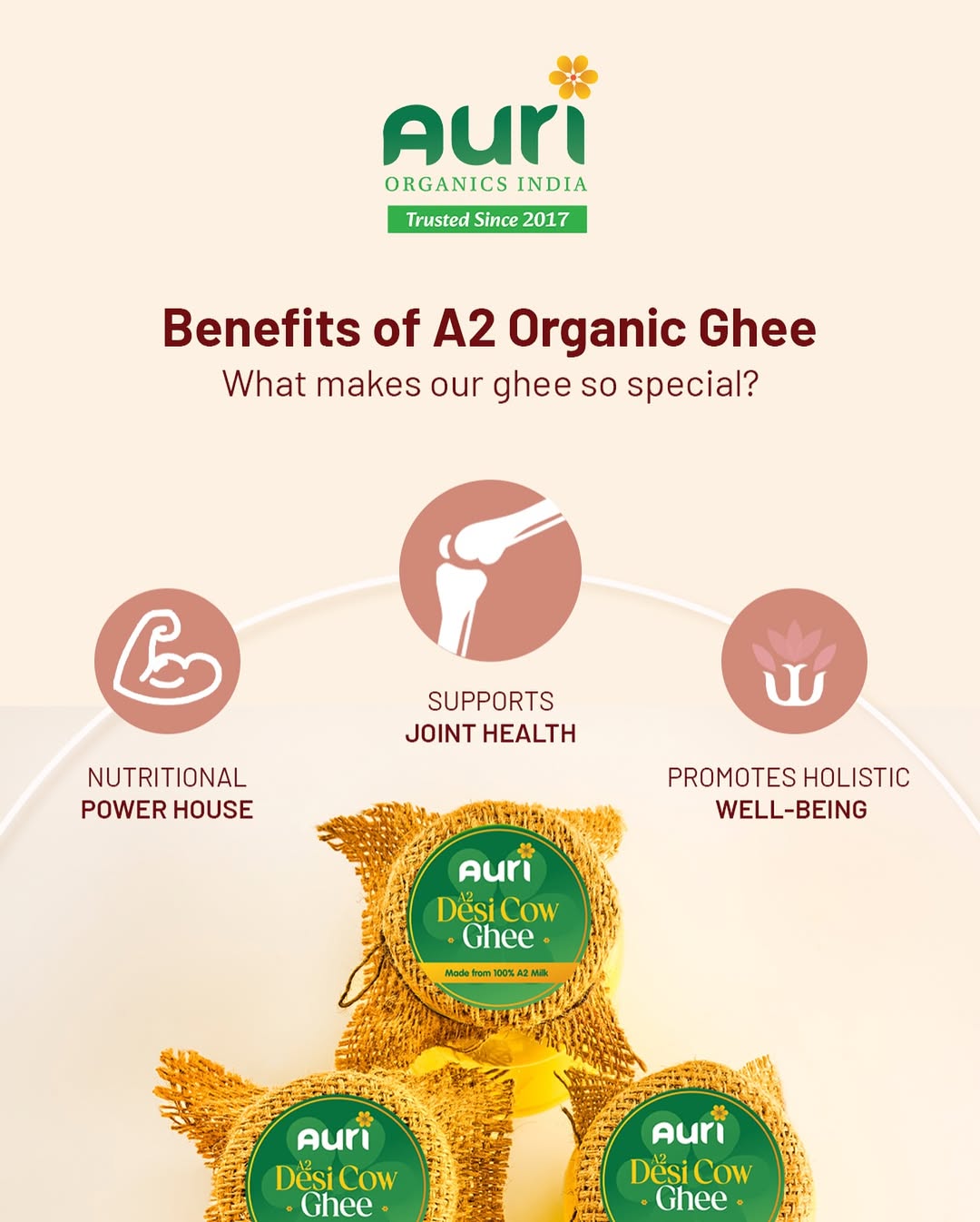 A2 Cow Desi Ghee 500ml