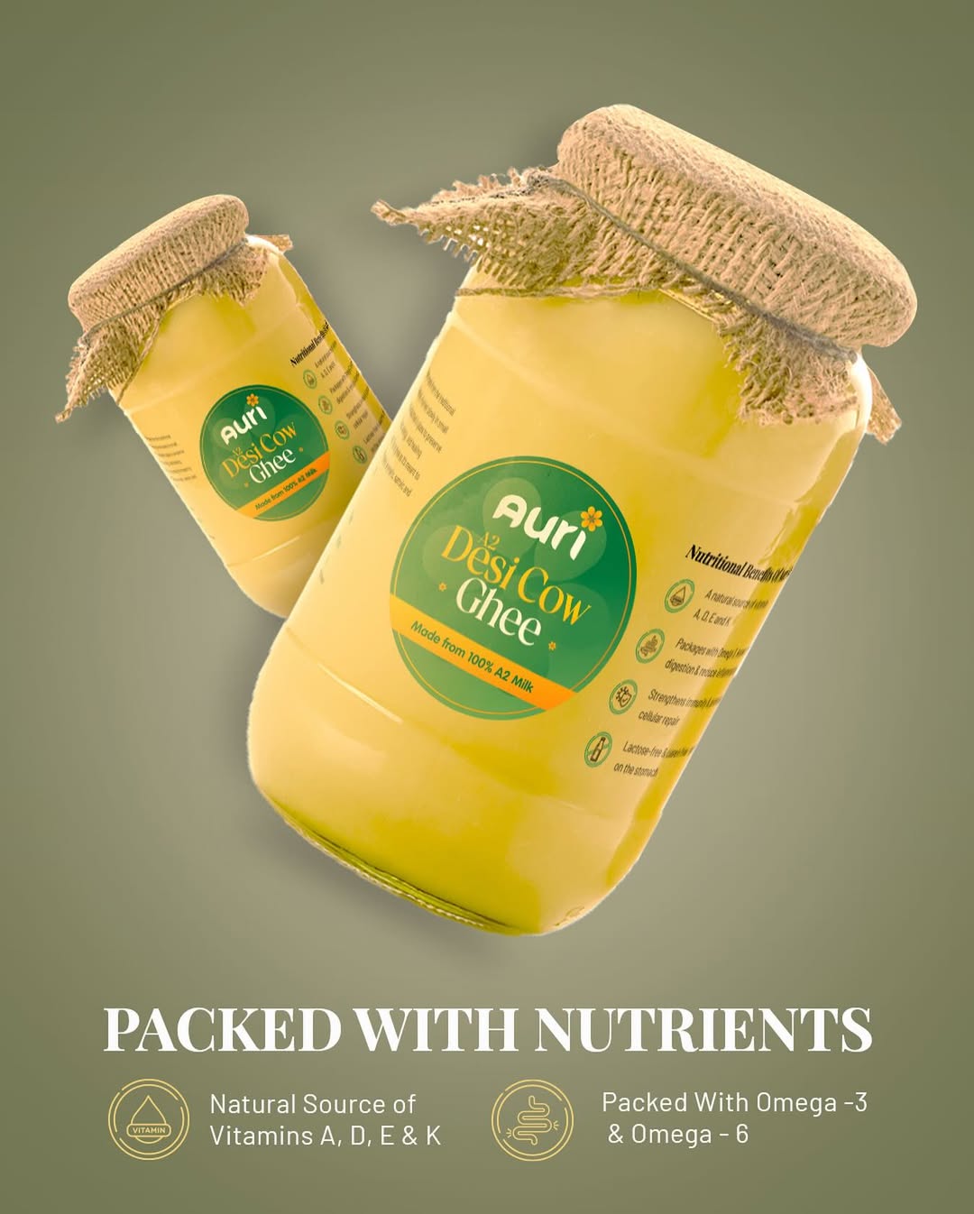 A2 Cow Desi Ghee 500ml
