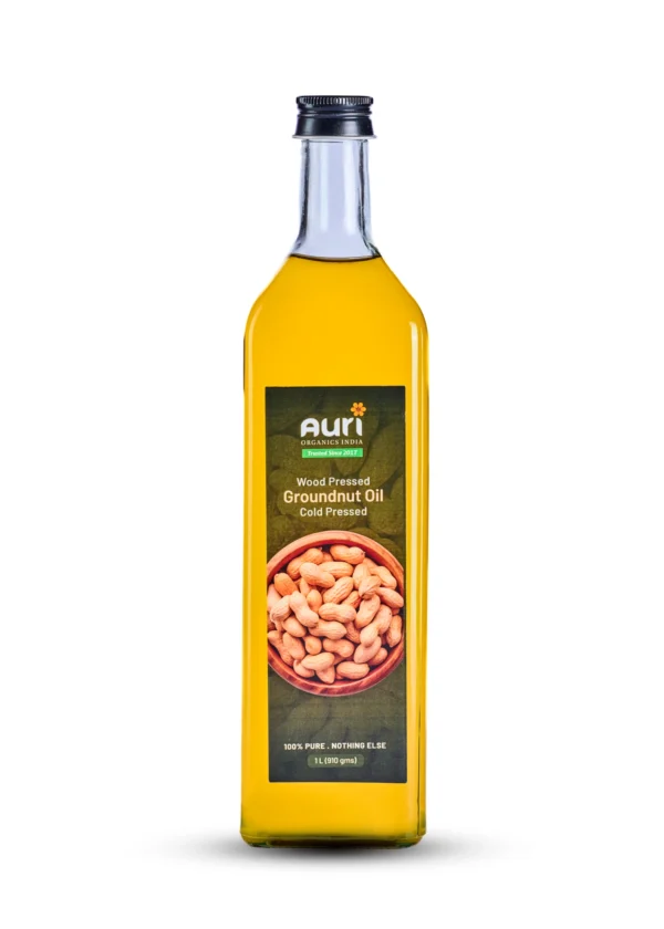 Auri Wood-Pressed Groundnut Oil 1L