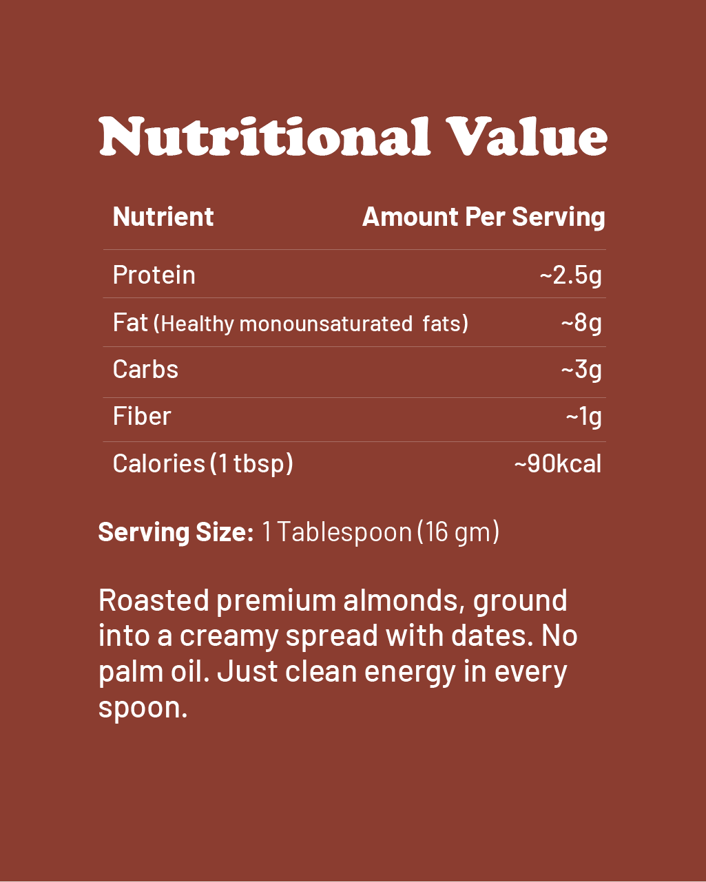 Auri Chocolate Almond Butter