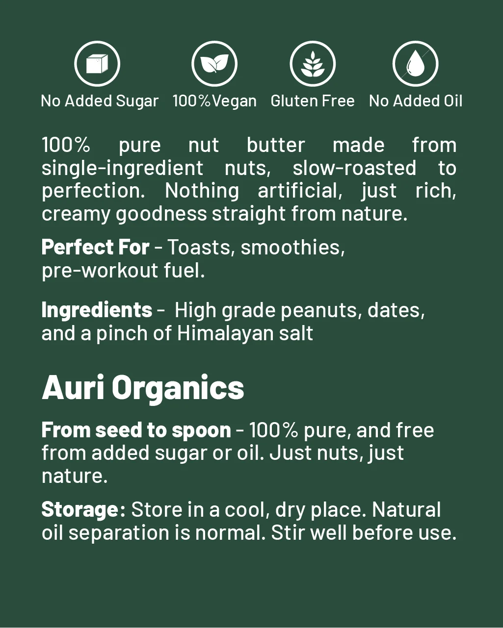 Auri Classic Peanut Butter