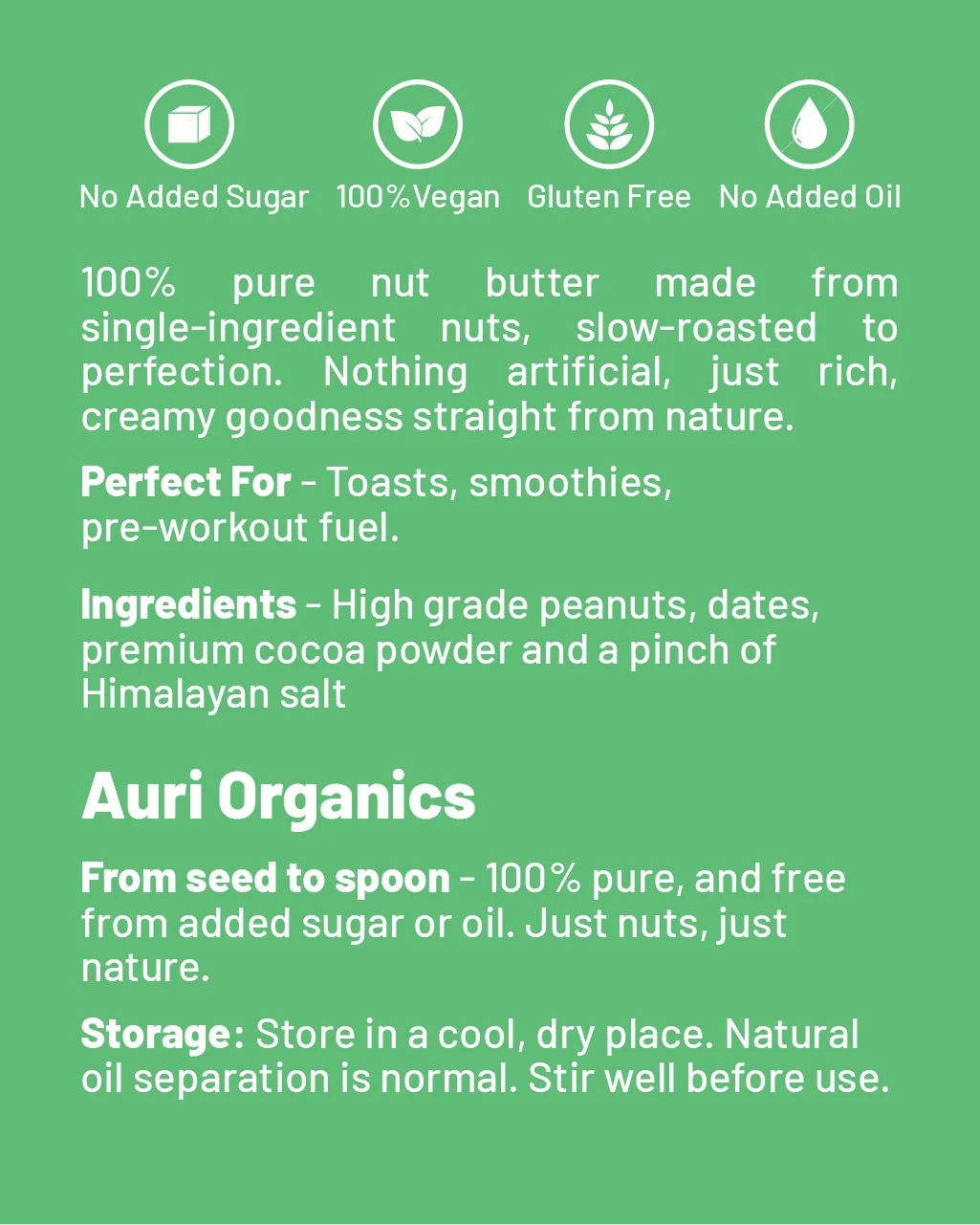 Auri Chocolate Peanut Butter