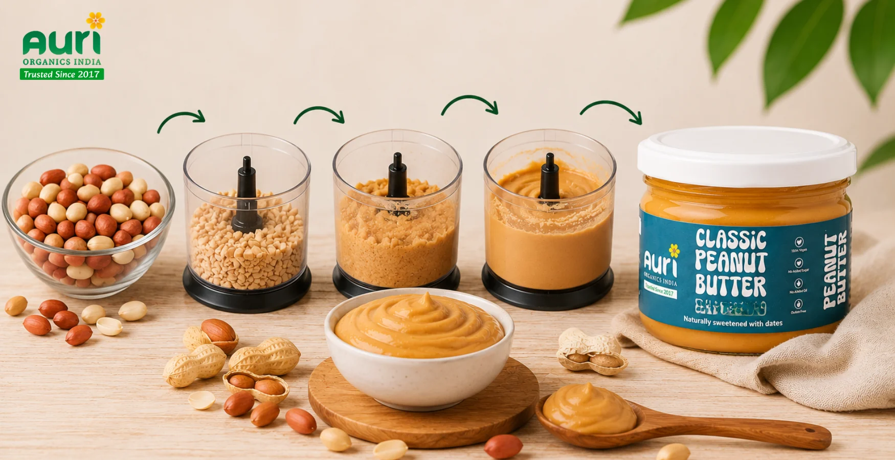 Step-by-Step Process to Make Peanut Butter at Home