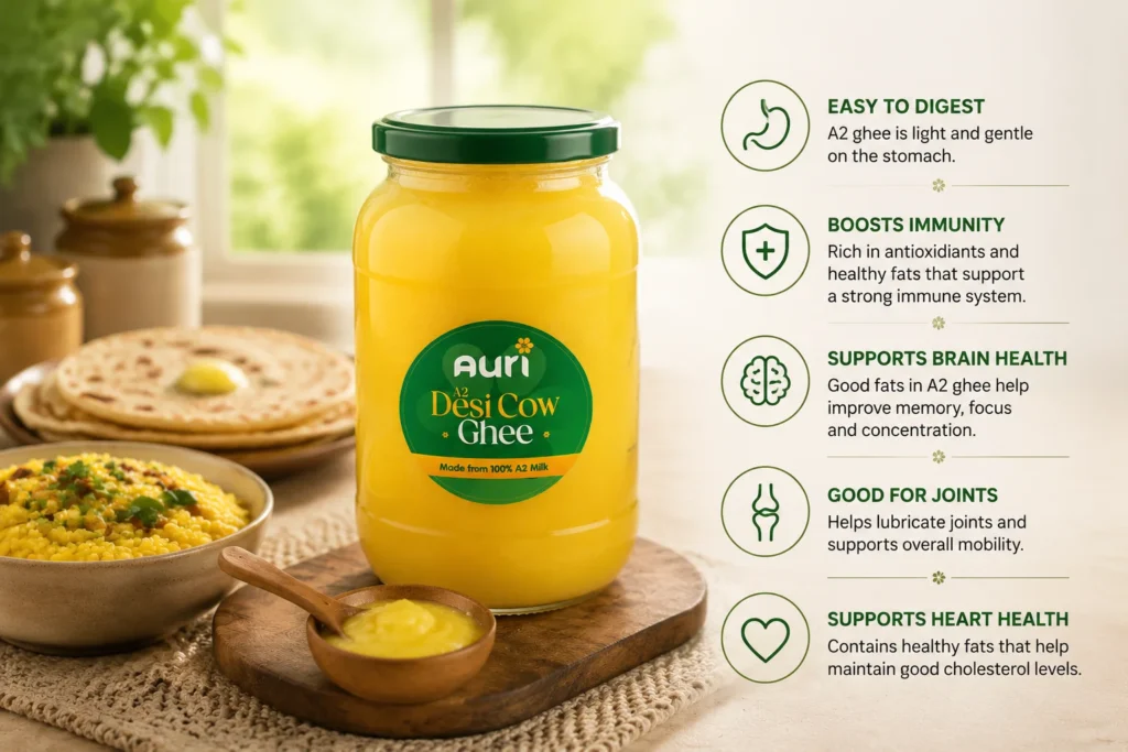 Benefits of Including A2 Ghee Daily Diet