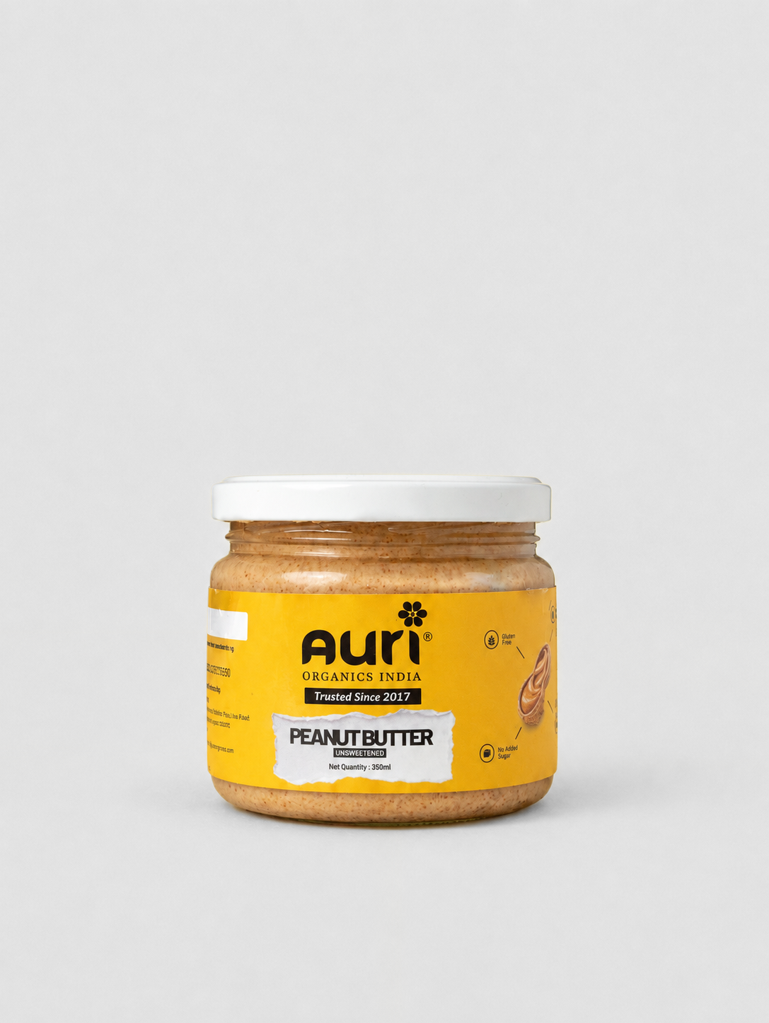 AURI PEANUT BUTTER - UNSWEETENED