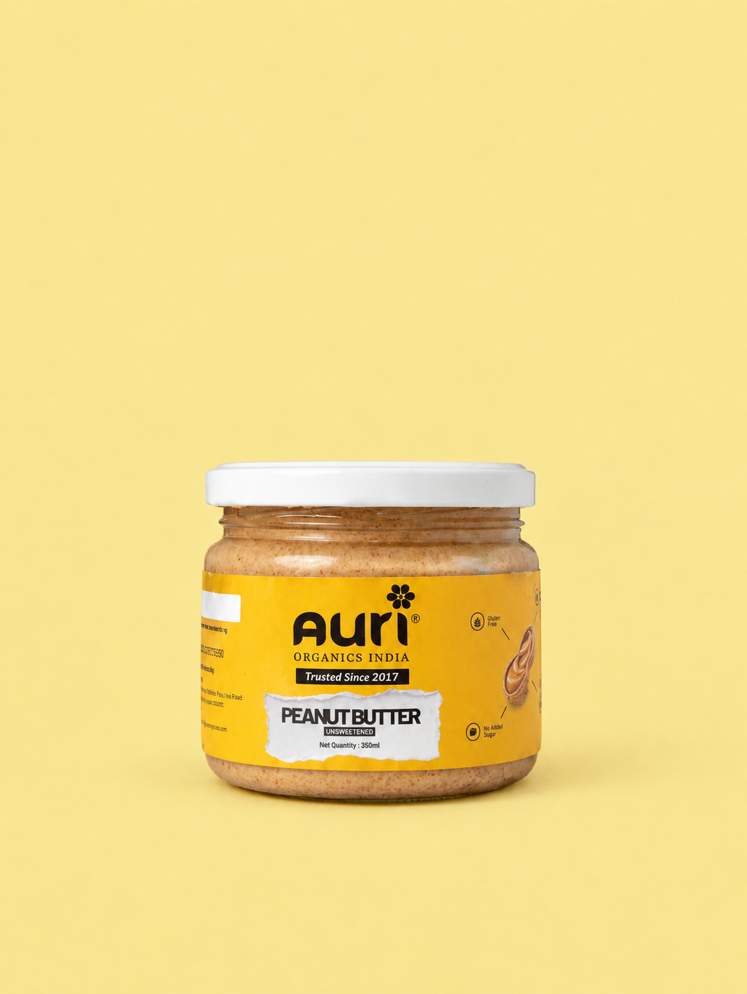 AURI PEANUT BUTTER - UNSWEETENED